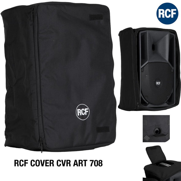 RCF CVR ART 708 Cover protezione e trasporto x Monitor Cassa ART 708-A MK4, Nero