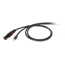 Proel DHG585LU18 Cavo profess. connessioni Cannon XLR 3P M a spina RCA da 1,8mt