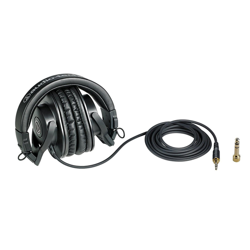Audio-Technica ATH-M30X Cuffia Monitor Professionale e x Dj, Nera