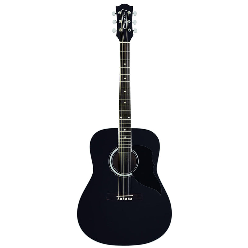 Eko Ranger 6 Black Chitarra Acustica a 20 Tasti Colore Nero