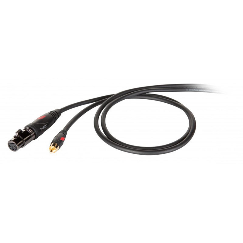 Proel DHG580LU18 Cavo audio professionale Cannon XLR 3F Femmina a RCA da 1,8mt