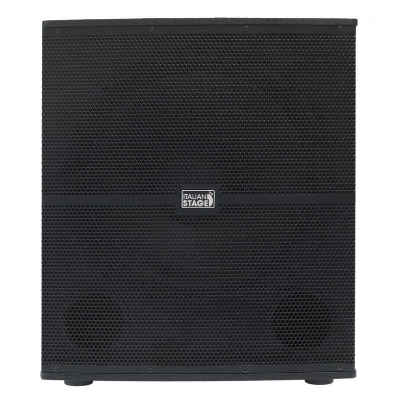 Italian Stage IS S118A Subwoofer Attivo 700w classe AB 18p. 2 canali In Out Nero