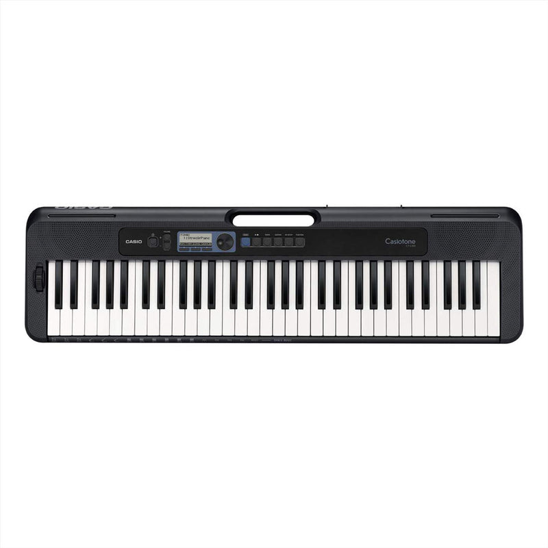 Casio CT-S300 Tastiera Digitale 61 Tasti include un pedale sustain, Nero