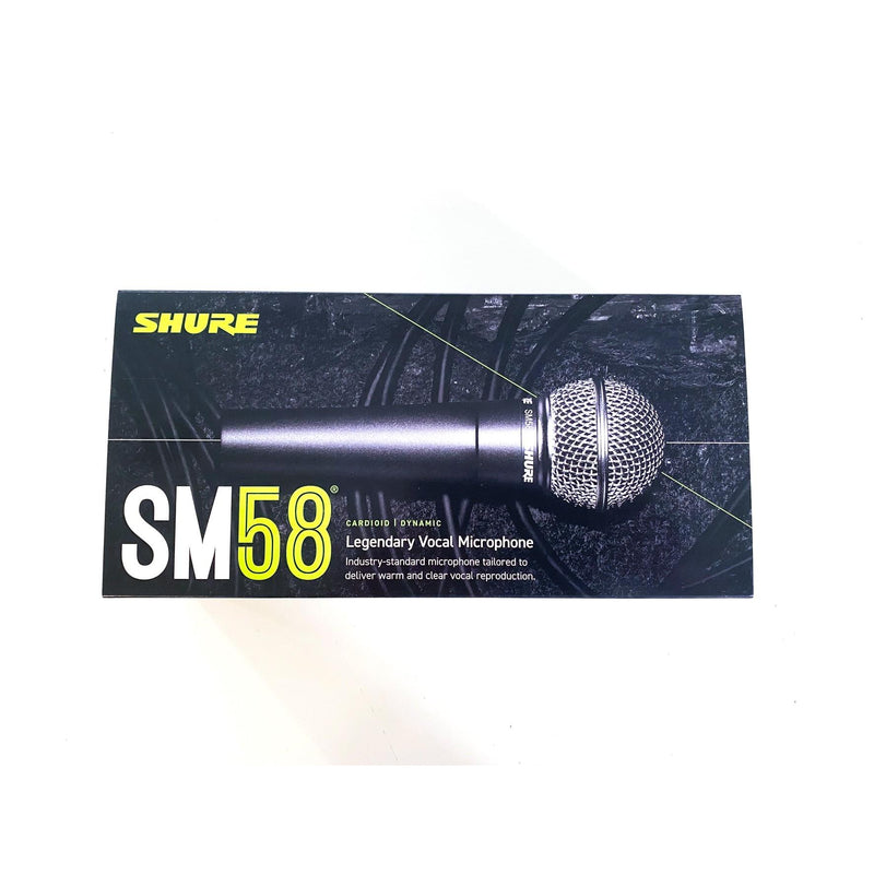 Kit Shure SM58 Microfono Professionale Cardioide per Voce e BULK250LU3 3mt.