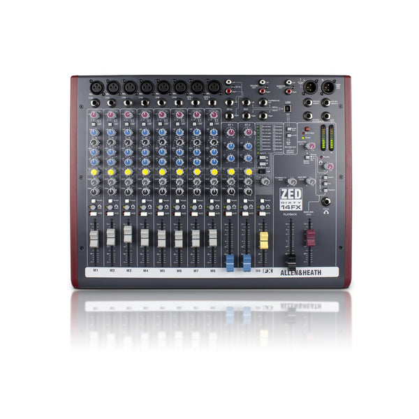 Allen & Heath ZED60-14FX Mixer multiuso con FX x suono e registrazione dal vivo