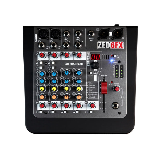 Allen & Heath ZED6-FX Mixer analogico compatto a 6 ingressi con FX