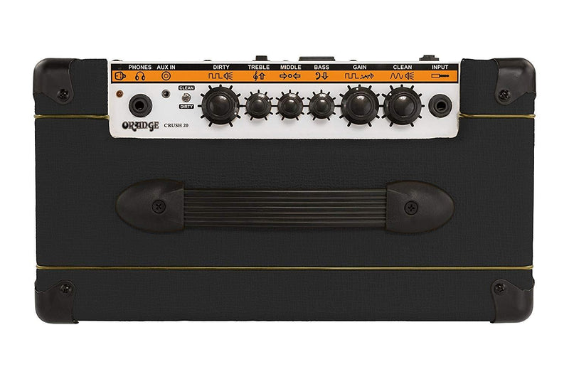 Orange Crush 20 BK Amplificatore x chitarra 2 canali combo 8 pollici 20W, Nero