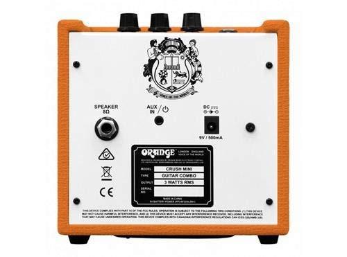 Orange Crush Mini Amplificatore Combo per chitarra elettrica da 3W, Arancione