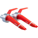 Ortofon Concorde Digital MKII Twin Set da 2 Testina e Puntina x Dj Piatti, Rosso