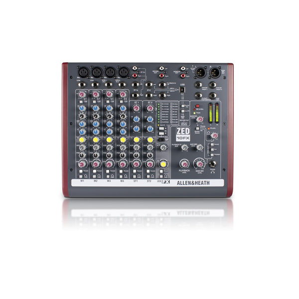 Allen & Heath ZED-10FX Mixer multiuso con FX per suono e registrazione dal vivo