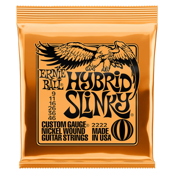 Ernie Ball 2222 Corde x Chitarra Elettrica Hybrid Slinky in Nichel