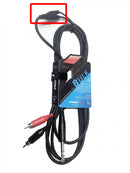 Proel BULK550LU18 Cavo audio nodo Y connessioni Jack Stereo 6.3mm a 2x RCA, 1.8m