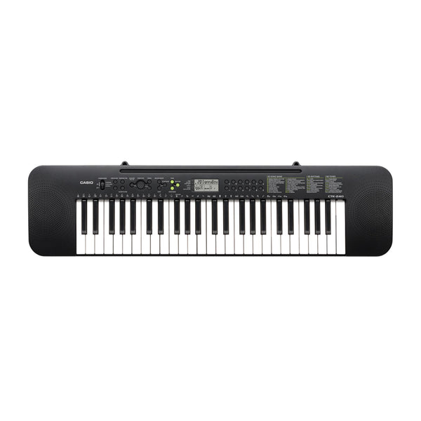 Casio CTK-240 Tastiera Pianoforte Digitale 49 Tasti standard, 100 ritmi, Nero