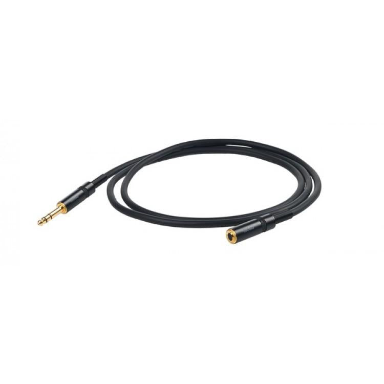 Proel CHLP190LU3 Cavo Audio Jack Stereo 6.3 mm a presa Femmina Jack Stereo 6.3mm