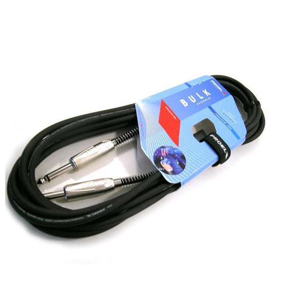 Proel BULK100LU2 Cavo Audio Professionale Jack Mono 6.3mm a Jack Mono 6.3mm 2mt.