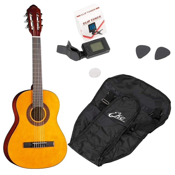 Eko CS-5 Classical Guitar Pack con Chitarra Classica 3/4 Naturale + Accessori