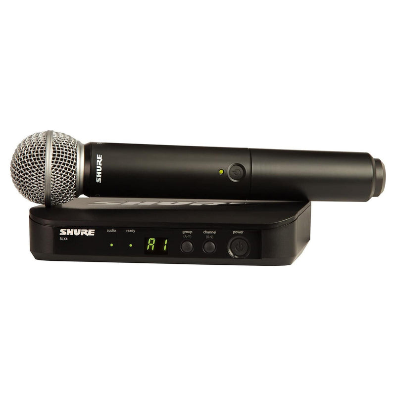 Shure BLX24E-SM58-M17 Microfono Palmare Professionale Wireless, Nero