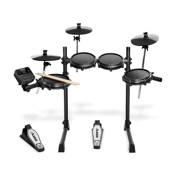 Alesis Turbo Mesh Kit Batteria Elettronica Pelli Mesh 7 Drum Pad + Accessori