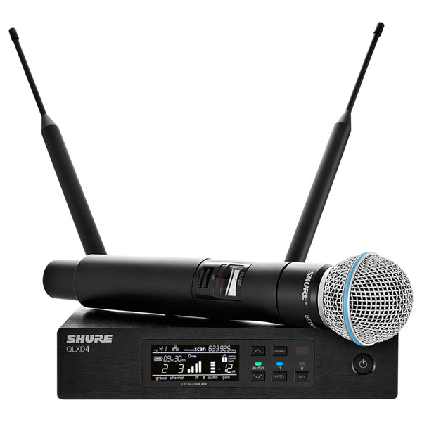 Shure QLXD24E-B58-G51 Sistema Microfonico Profess. Wireless Palmare con Beta58