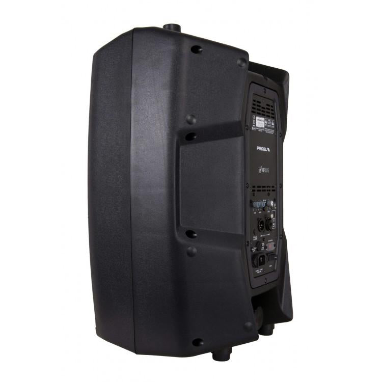Proel V12PLUS Cassa Monitor Diffusore bi-amplificato a 2 vie 600W Picco, Nero