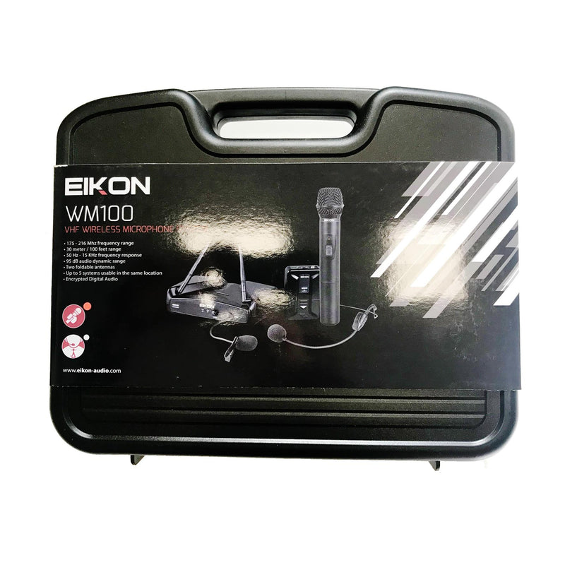 Proel EIKON WM100M Radio Microfono Wireless Palmare doppia antenna Custodia cavo