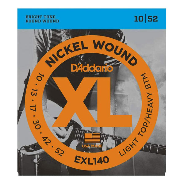 D'Addario EXL140 Light Top/Heavy Bottom 10-52 Corde x Chitarra Elettrica Nickel