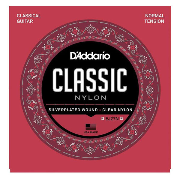 D'Addario EJ27N Normal Tension Corde x Chitarra Classica in Nylon x Studenti