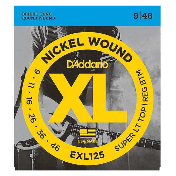 D'Addario EXL125 Super Light Top/Regular Bottom Corde x Chitarra Elettrica