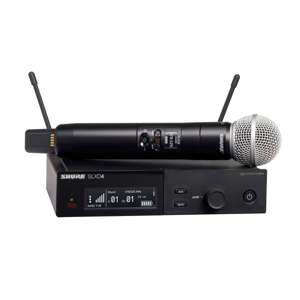 Shure SLXD24E-SM58-J53 Freq 562-606 Microfono professionale Wireless Palmare