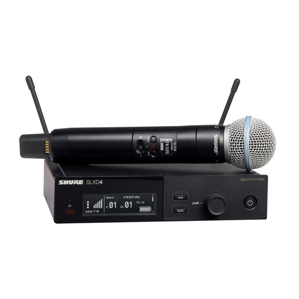 Shure SLXD24E-B58-J53 Freq 562-606 Microfono professionale Wireless Palmare