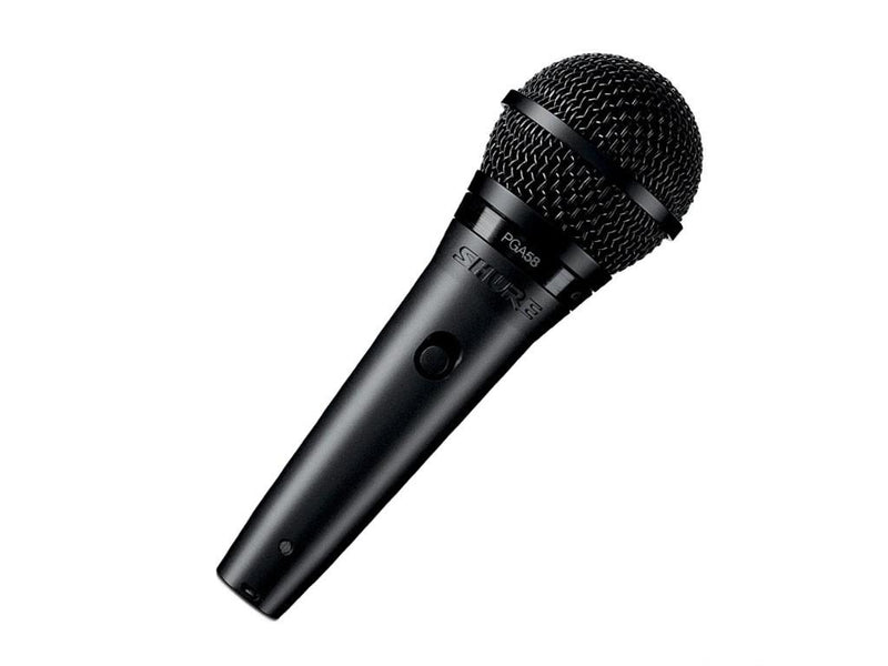 Shure PGA58 XLR-E Microfono Dinamico Voce + Cavo XLR + Astuccio + Reggimicrofono