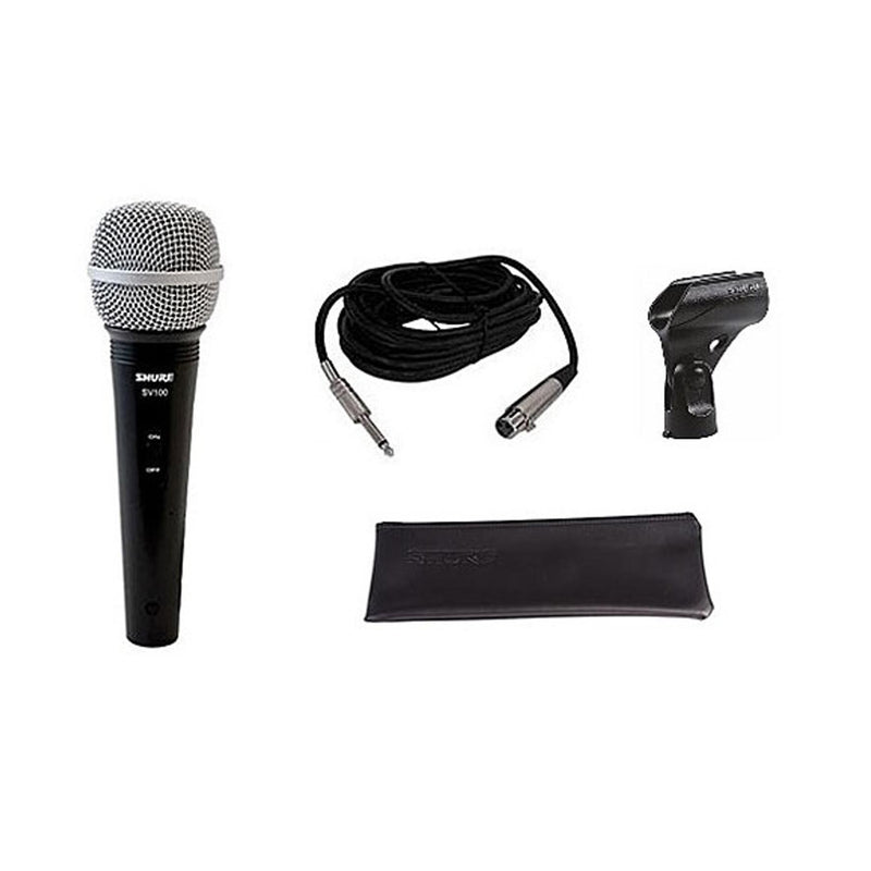 Shure SV100-A Microfono Unidirezionale Dinamico Cardioide + cavo Cannon XLR 3F