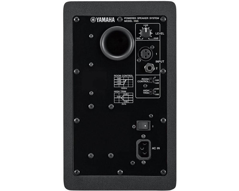 Yamaha HS5 Monitor Cassa Attiva Professionale da Studio a due vie 70w, Nera