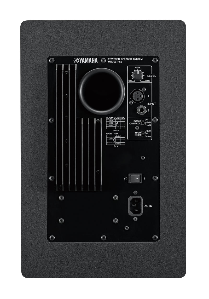 Yamaha HS8 Coppia Monitor Casse Attive Professionali x Studio, 2 vie 120w, Nera