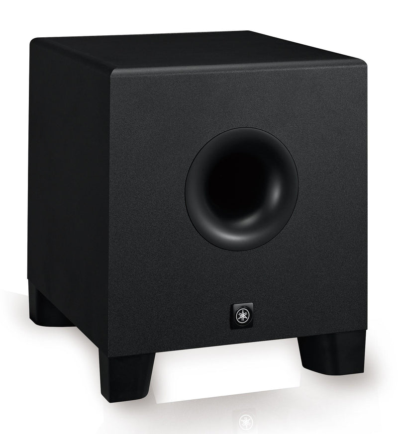 Yamaha HS8S Subwoofer Attivo Professionale da Studio bass-reflex 8p. 150w, Nero