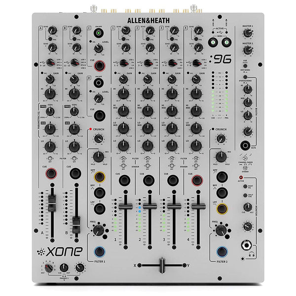 Allen & Heath Xone:96 Mixer Professionale Analogico e Digitale 6 Canali, Silver