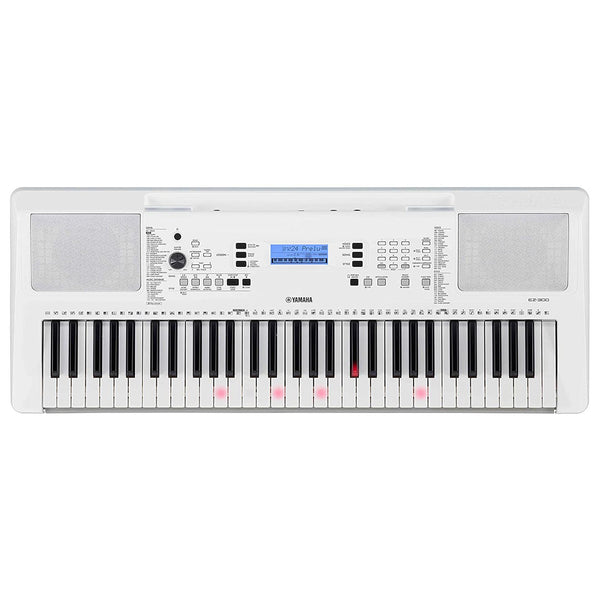 Yamaha EZ-300 Tastiera Digitale Arranger Portatile a 61 Tasti, Bianco