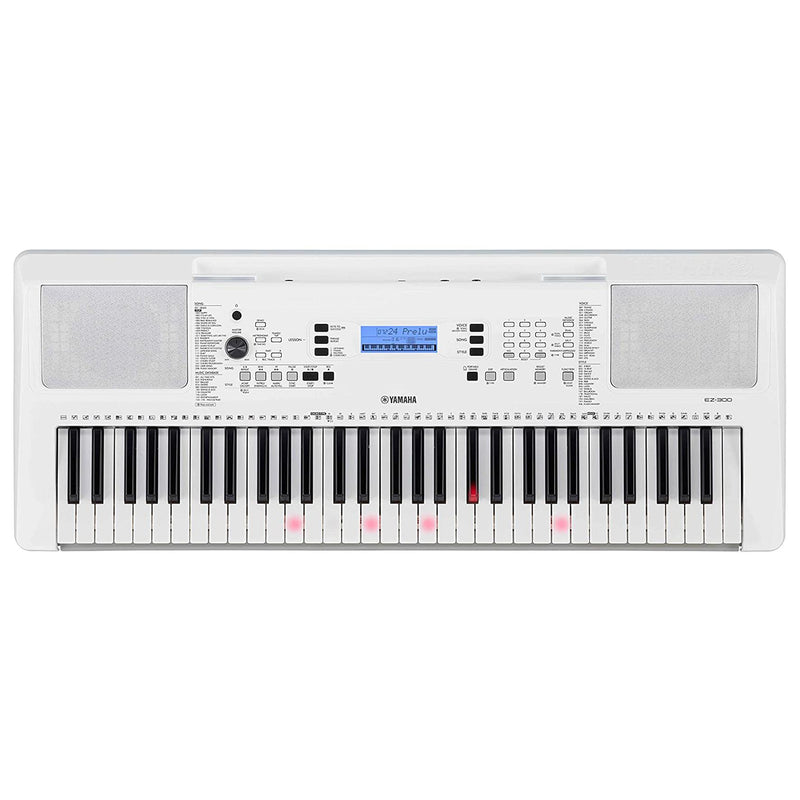 Yamaha EZ-300 Tastiera Digitale Arranger Portatile a 61 Tasti, Bianco