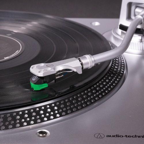 Audio-Technica AT-LP120XUSBSV Giradischi Professionale per Dj, Silver