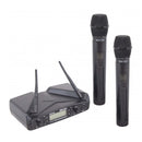 Proel EIKON WM700DM DUAL coppia microfoni wireless palmare per karaoke canto live