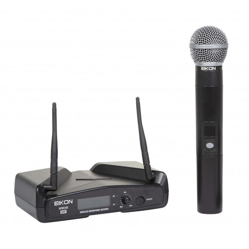 Proel EIKON WM300M radiomicrofono UHF wireless ricevitore + palmare Int. On/Off