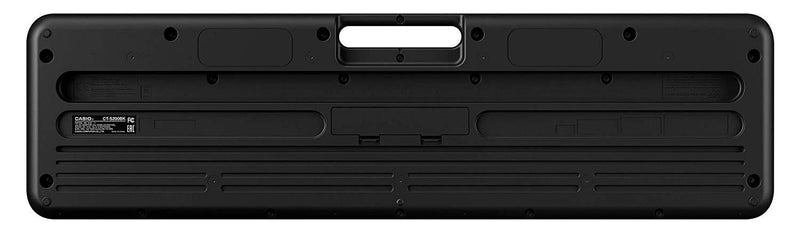 Casio CT-S200BK Tastiera Digitale a 61 Tasti utilizzabile anche a batterie, Nero