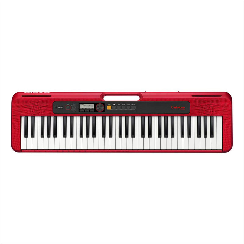 Casio CT-S200RD Tastiera Digitale 61 Tasti utilizzabile anche a batterie, Rosso