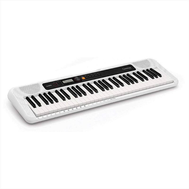 Casio CT-S200WE Tastiera Digitale 61 Tasti utilizzabile anche a batterie, Bianco