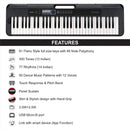 Casio CT-S300 Tastiera Digitale Arranger 61 Tasti, Nero