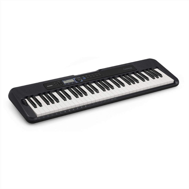 Casio CT-S300 Tastiera Digitale 61 Tasti include un pedale sustain, Nero