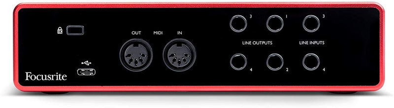 Focusrite Scarlett 4i4 Interfaccia audio USB 3 generazione x tutti gli strumenti