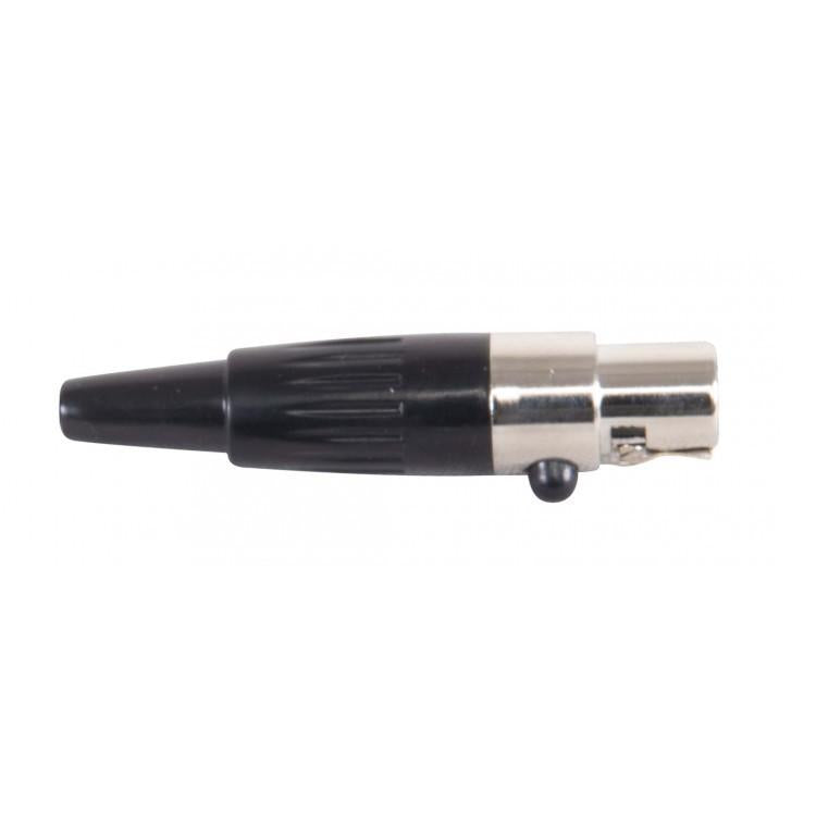 Proel EIKON HCM25 Microfono archetto a condensatore con mini XLR 4 poli, Nero