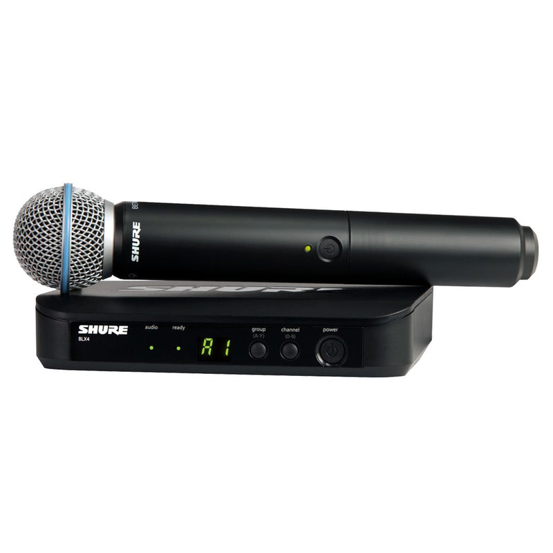 Shure BLX24E-B58-M17 Radio Microfono Palmare Professionale Wireless, Nero