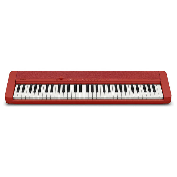 Casio CT-S1 RD Casiotone Tastiera digitale dinamica 61 Tasti porta USB, Rosso